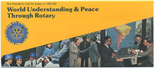 World understanding and Peace through Rotary